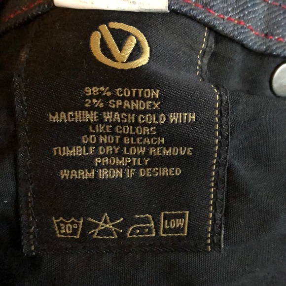 Vigoss Jeans Dark Blue Boot Cut Size 5/6-28 - Picture 6 of 7